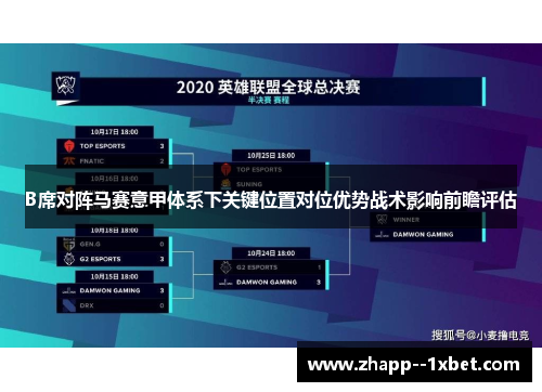 B席对阵马赛意甲体系下关键位置对位优势战术影响前瞻评估